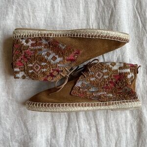 Vera Cruz Textile Chukkas Espadrilles | Size 40